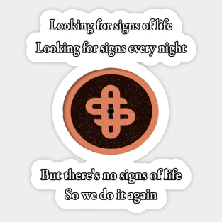 Signs Of Life - Arcade Fire Sticker